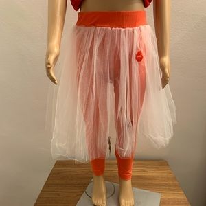 Byblos Toddler Girls Leggings With Skirt Attached.